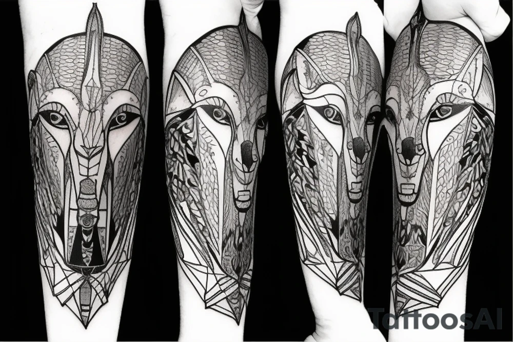 Anubis tattoo idea
