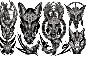 Anubis tattoo idea