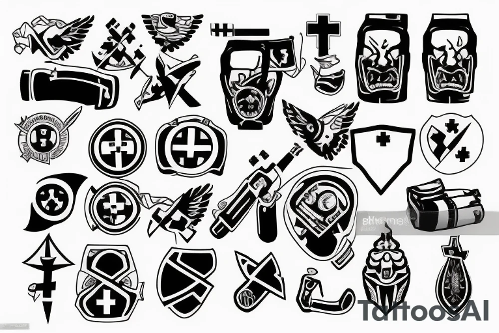 combat medic tattoo idea