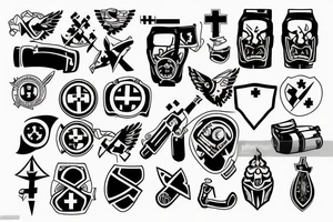 combat medic tattoo idea
