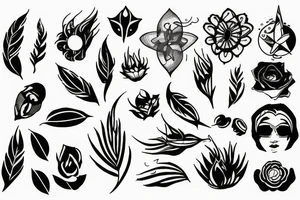 Glass of wind tattoo idea
