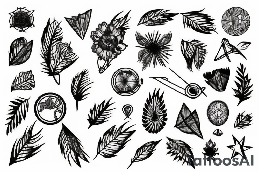 Glass of wind tattoo idea