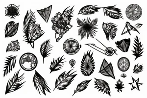 Glass of wind tattoo idea