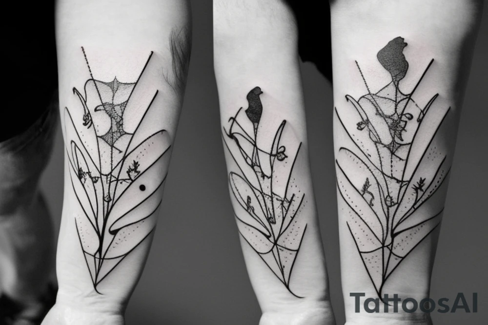 Glass of wine tattoo idea