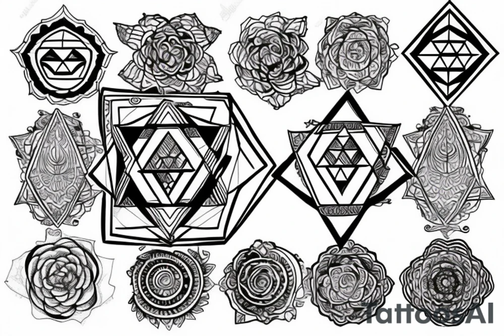 Yantra tattoo idea
