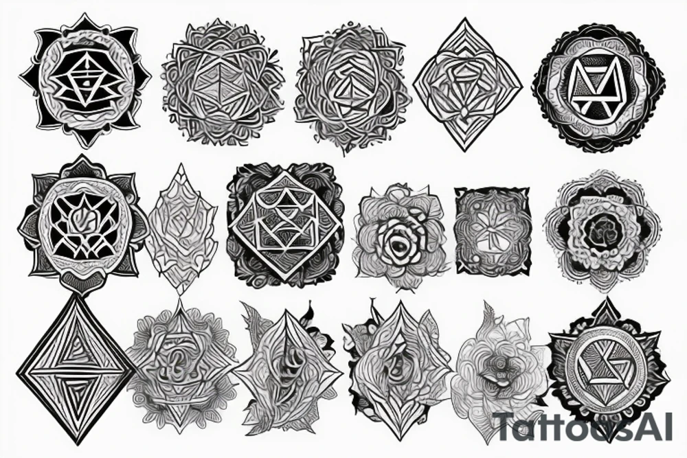 Yantra tattoo idea