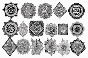 Yantra tattoo idea