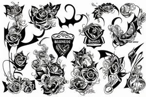 business tattoo idea