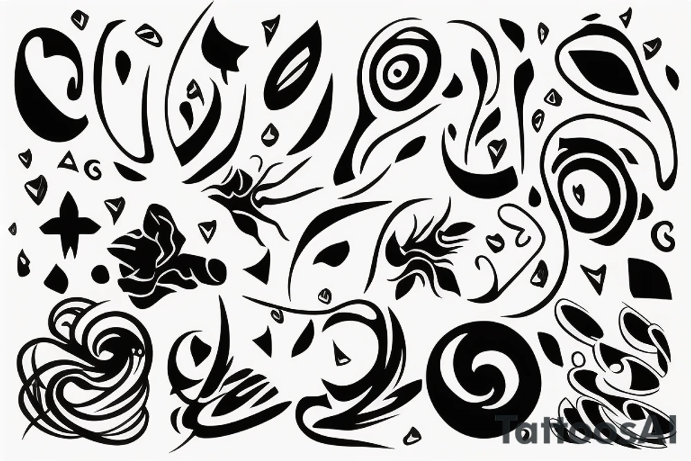 Abstract tattoo idea
