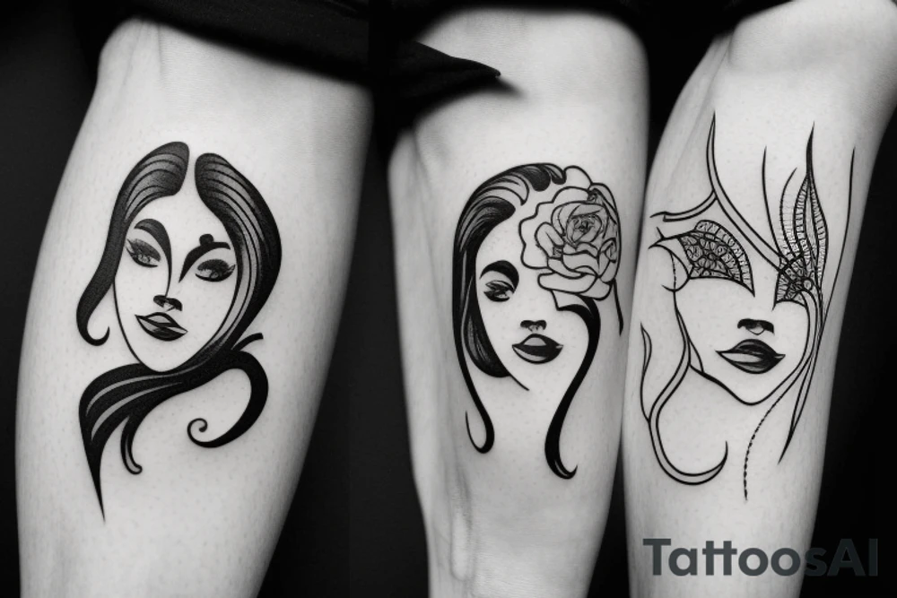 Face tattoo idea