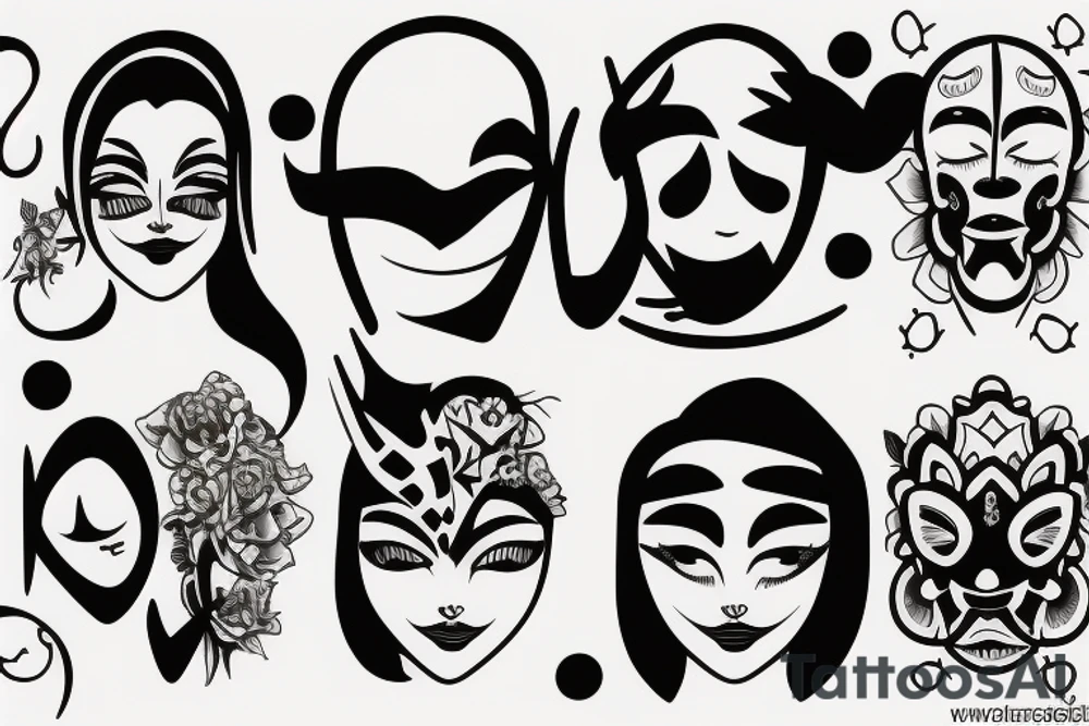 Face tattoo idea
