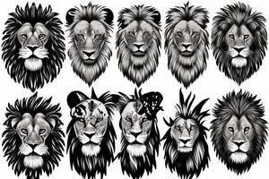Lion tattoo idea
