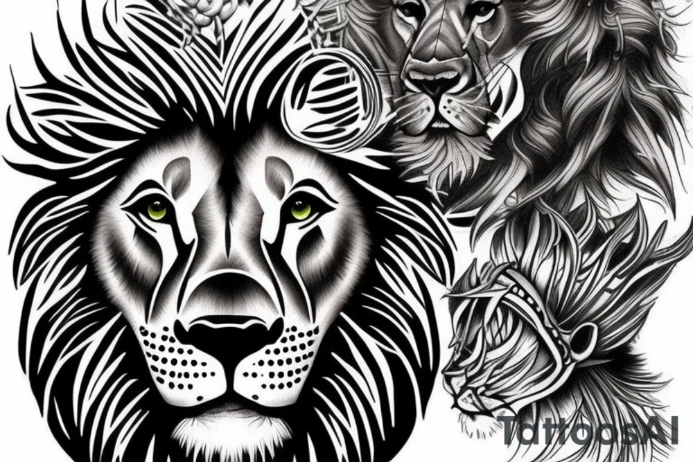Lion tattoo idea