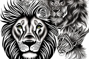 Lion tattoo idea