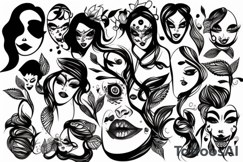 Face tattoo idea