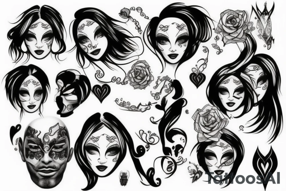 Face tattoo idea