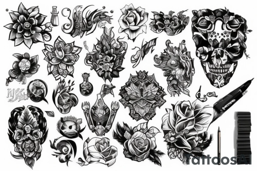 паук tattoo idea