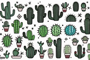 cactus tattoo idea