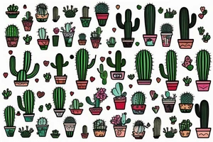 cactus tattoo idea
