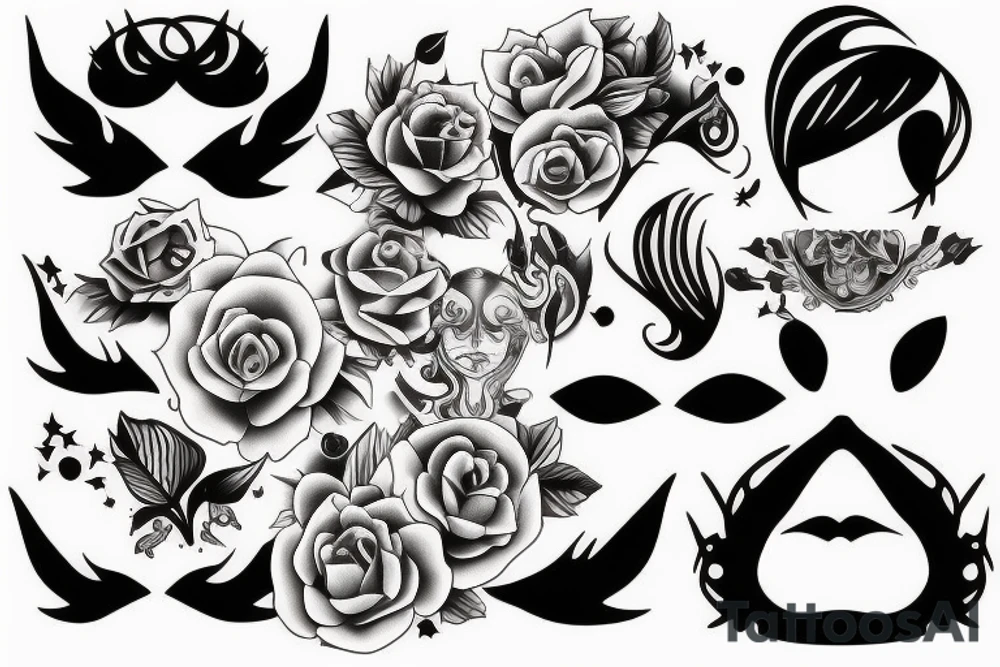 Bdsm facesitting tattoo idea
