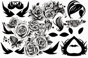 Bdsm facesitting tattoo idea
