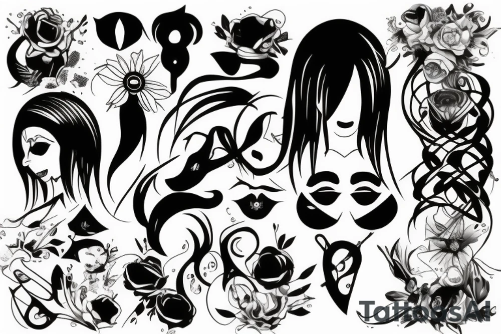 Bdsm facesitting tattoo idea
