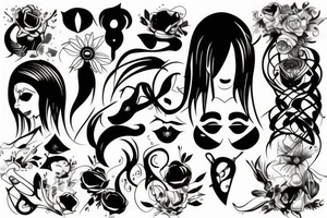 Bdsm facesitting tattoo idea