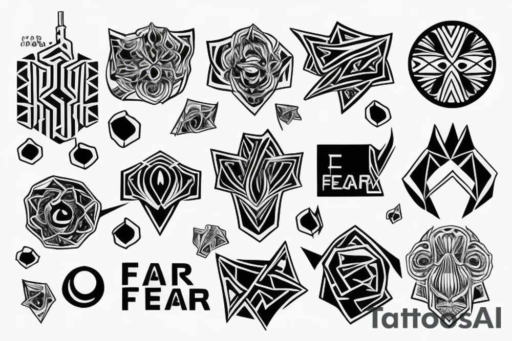 No fear tattoo idea