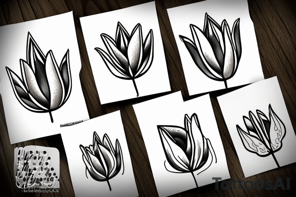 tulip
David star tattoo idea