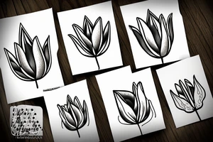 tulip
David star tattoo idea