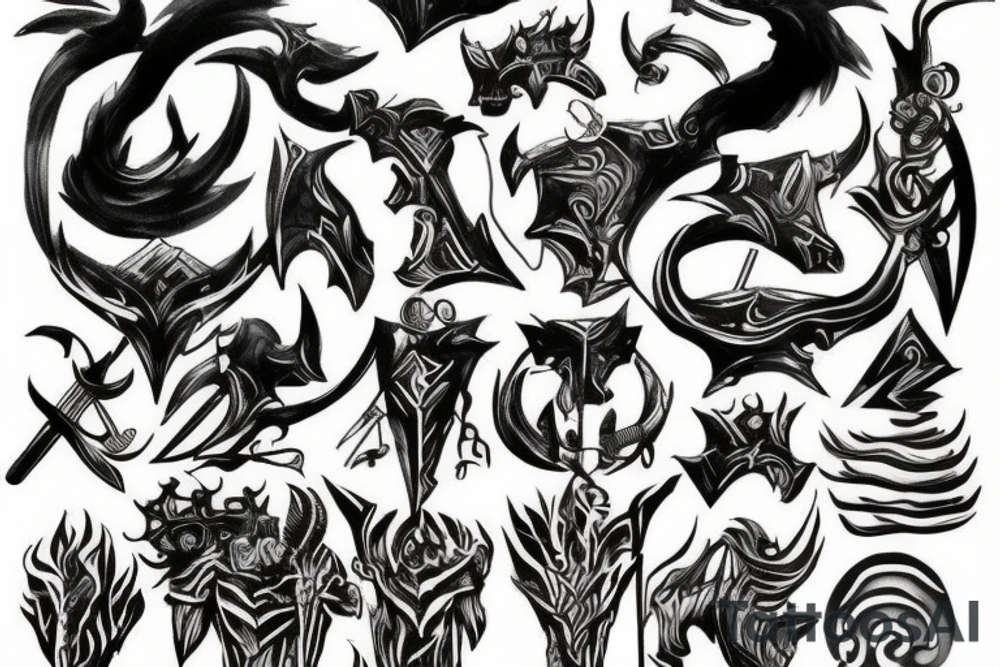 Ares god of war tattoo idea