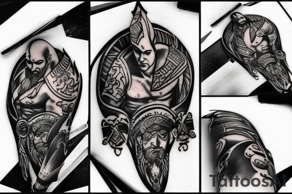 Ares god of war tattoo idea
