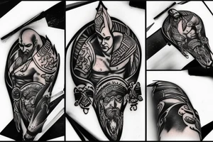 Ares god of war tattoo idea