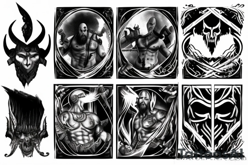 Ares god of war tattoo idea