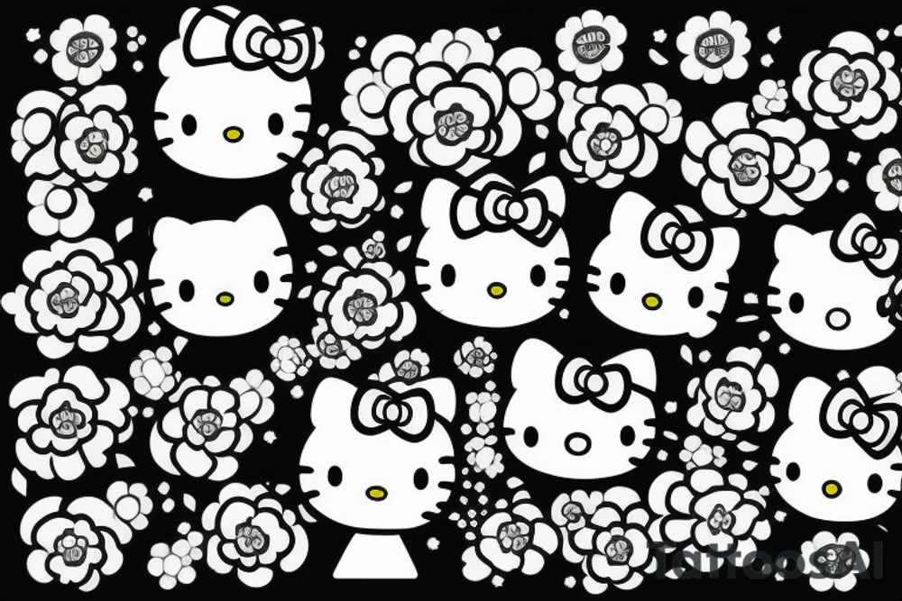 hello kitty tattoo idea