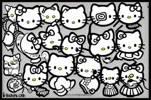 hello kitty tattoo idea