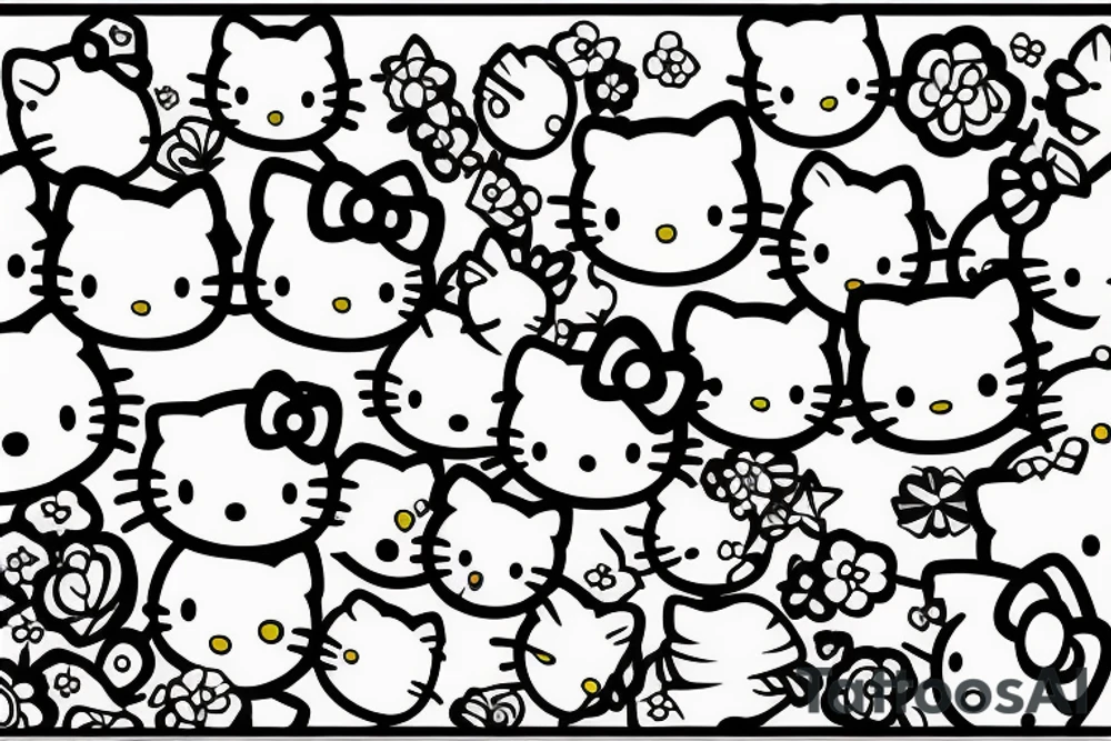 hello kitty tattoo idea