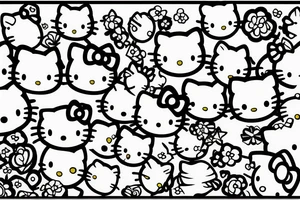 hello kitty tattoo idea