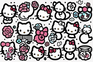 hello kitty tattoo idea