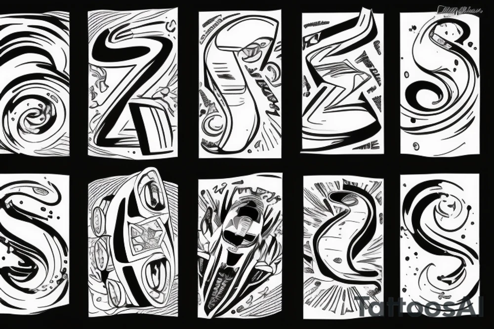 f1 racing tattoo idea