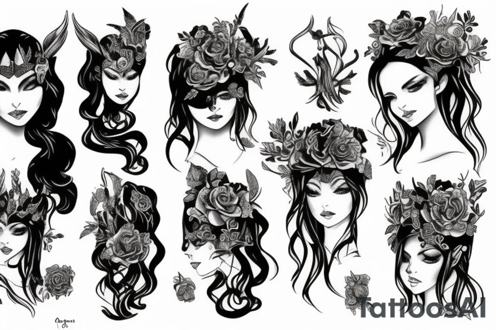 BLACK ELFES tattoo idea
