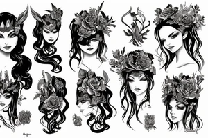 BLACK ELFES tattoo idea