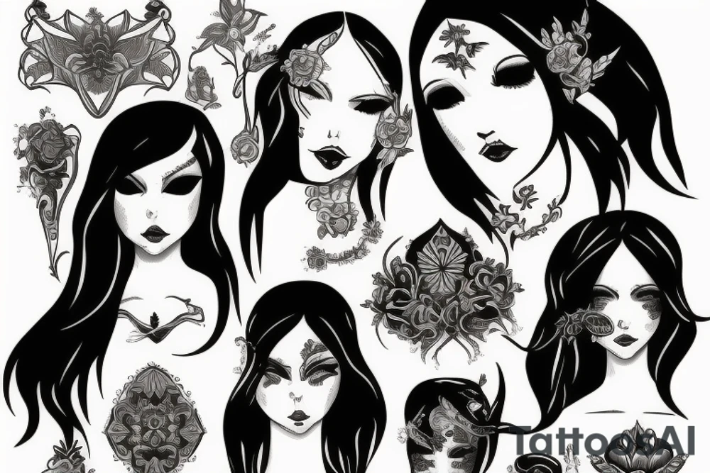 BLACK ELFES tattoo idea