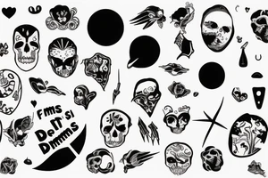 Die with memories not dreams tattoo idea