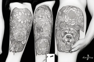 Bear tattoo idea