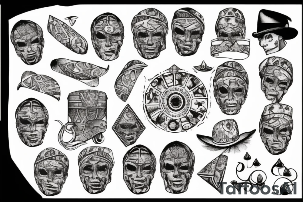 fortune teller tattoo idea