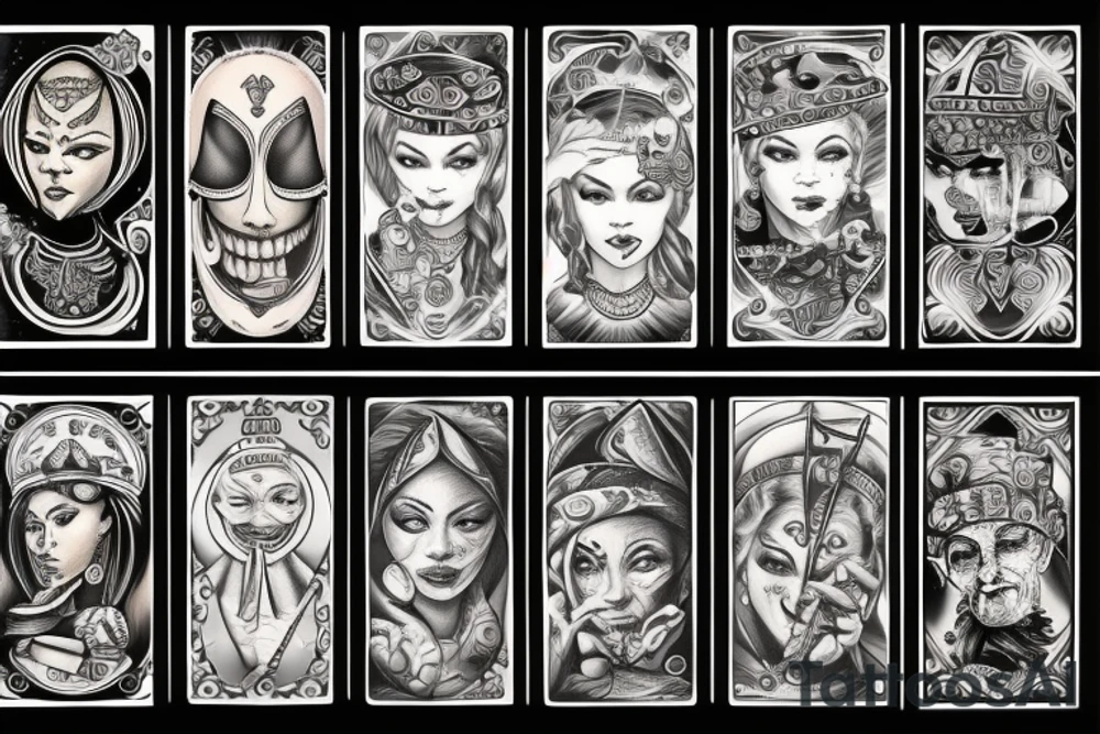 fortune teller tattoo idea