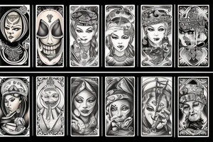 fortune teller tattoo idea