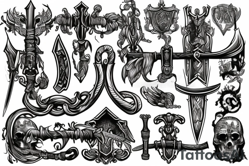 Sword tattoo idea