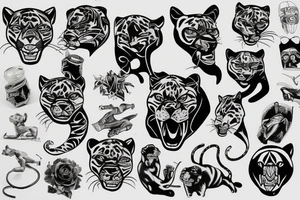 Panther tattoo idea